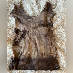 Rare, handmade oversized hemp Wildhorse Apparel Tunic. Hand painted.